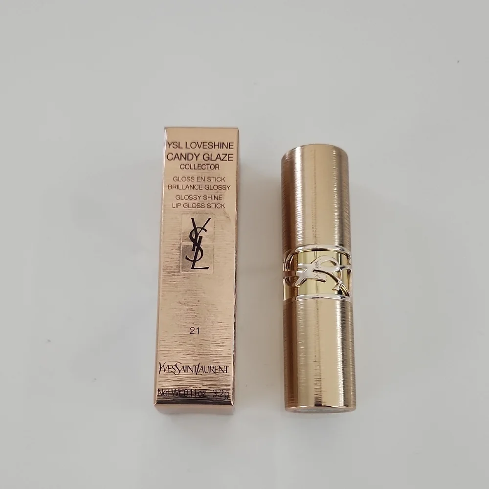 Yves Saint Laurent YSL Loveshine Candy Glaze Collector #21 Shimmer Nude NWT - Picture 2 of 8